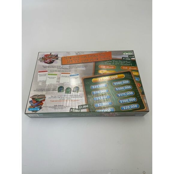 ARE YOU SMARTER THAN A 5TH GRADER FAMILY BOARD GAME 2007 SEALED - Picture 2 of 2